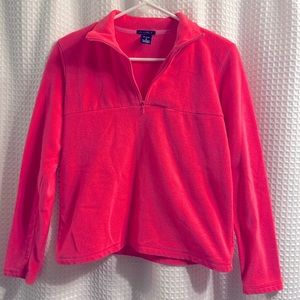 Gap fleece 3/4 pullover sweater